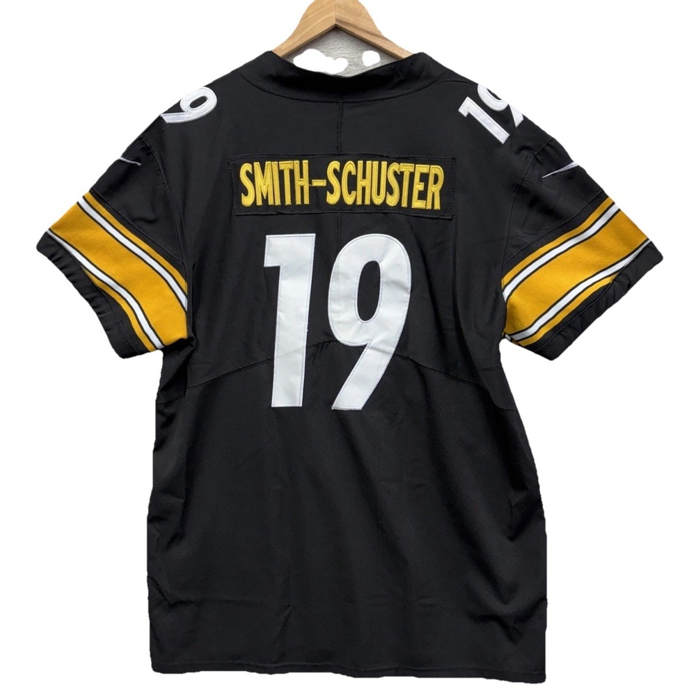 Pittsburgh Steelers Nike On Field Jersey Mens 52 XL Smith-Schuster DNR Patch - Picture 2 of 13